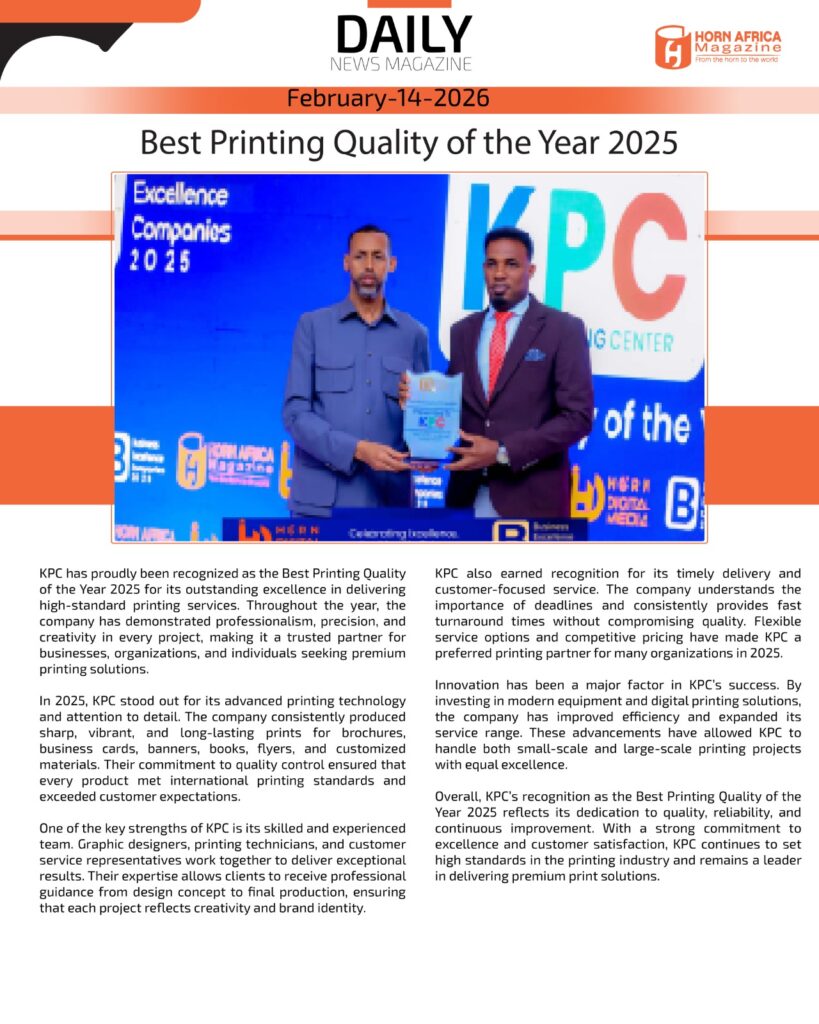 Best Printing Quality of the Year 2025